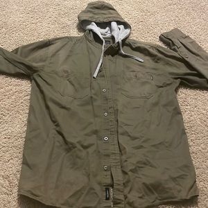 molokai surf company  Army green canvas jacket.